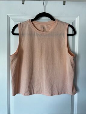 Outdoor Voices Peach Sleeveless Workout Tank